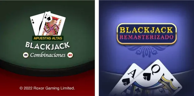 Juegos de Blackjack en vivo